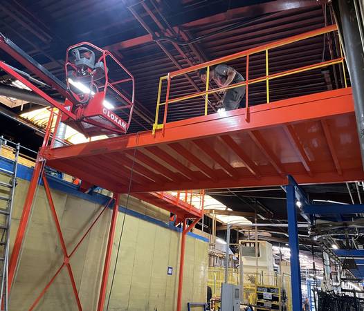 Entreprise installation plateforme industrielle