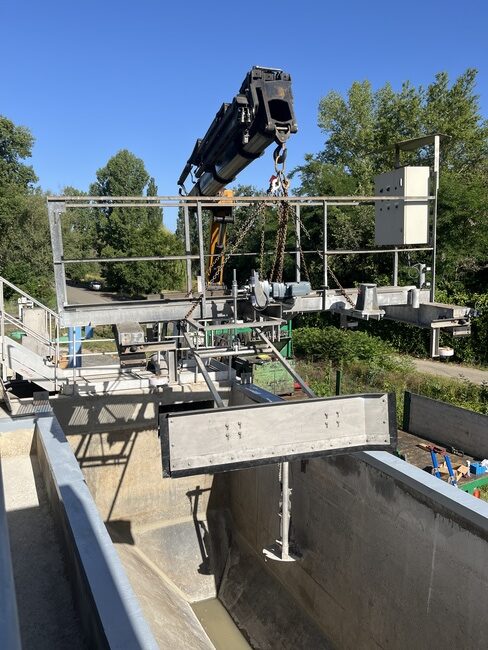 Rénovation d'un équipement pour le traitement de l'eau